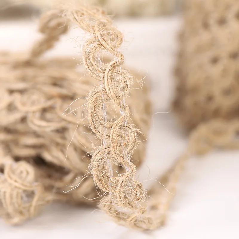 Crafting Jute Burlap Ribbon Use For Artwork Crafts Accessories Supplies  Material