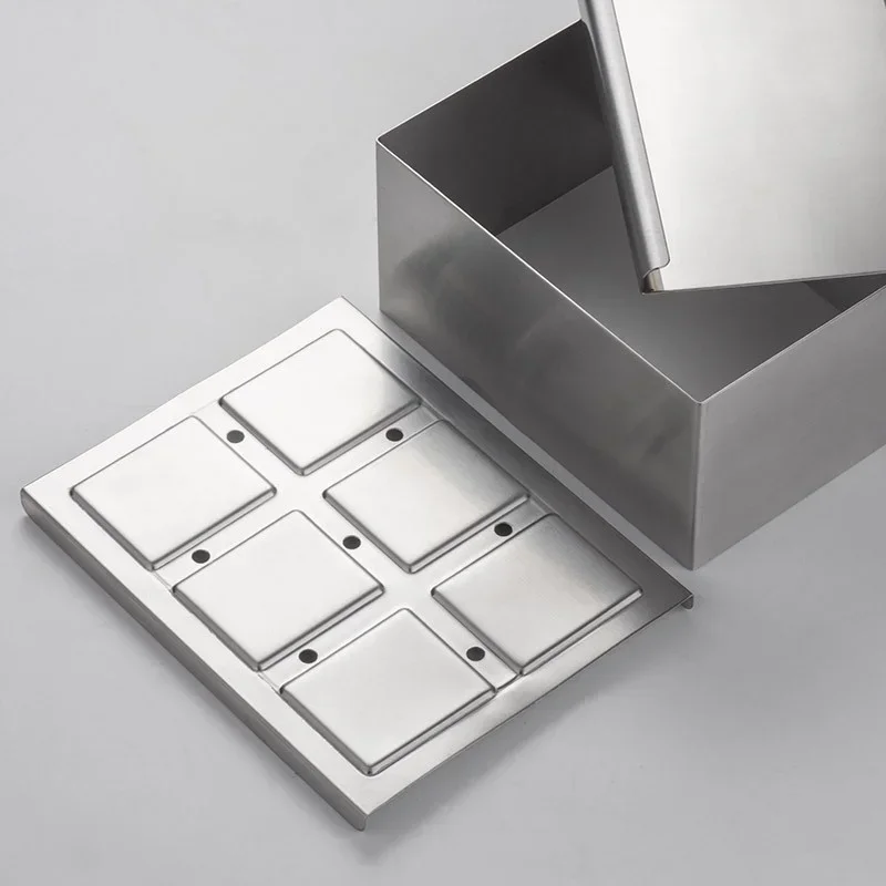 Homemade Tofu Mold DIY Square Tofu Making Mold Stainless Steel Household Bottom Drainage Design Kitchen Cooking Tools tofu mold