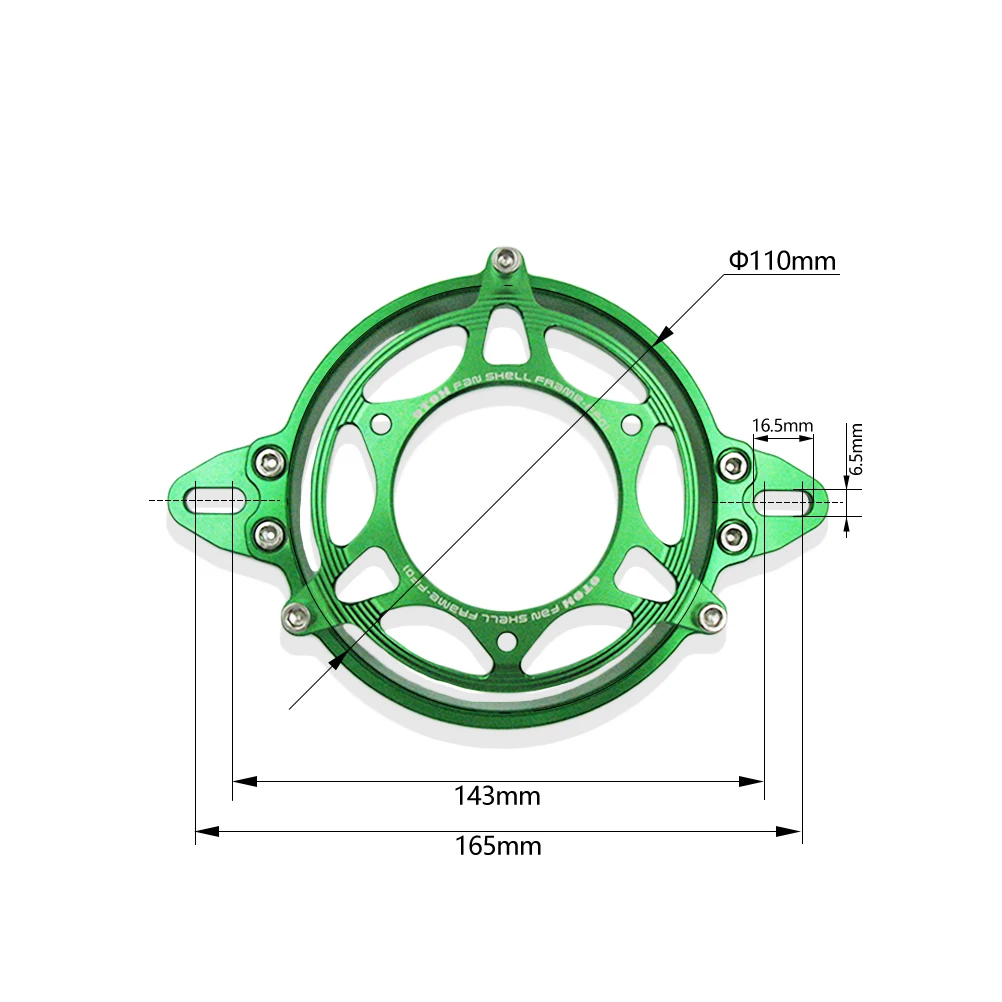 Motorcycle Cooling Fan Radiator Fan Mounting Kit Oil Cooler Fan Shell Motorcycle Radiator Guard Water Cooling Bracket Cover Outer Casing Protection Frame ATV UTV Accessories