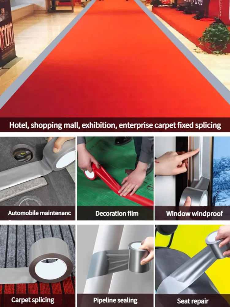 Nero Nastro Adesivo Graffer Impermeabile Extra Forte Maxi Fix 10M X - Foto 11