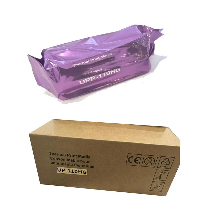  UP-X898MD 하이브리드 그래픽 프린터용 인쇄 용지 UPP-110HG 110mm*18M