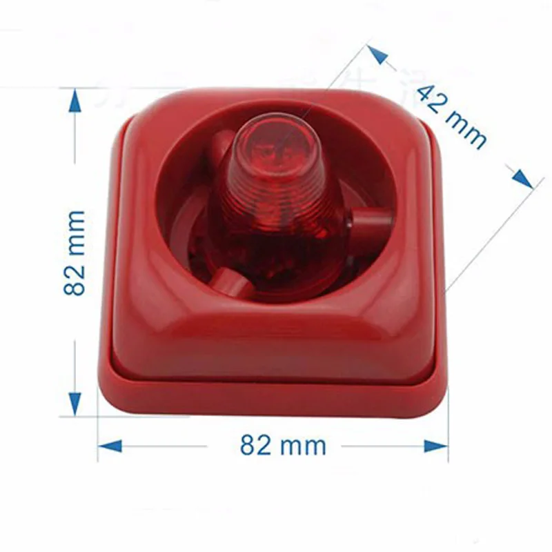 Sound Strobe Sound and light alarm Siren dc24v Conventional Fire Strobe Sounder