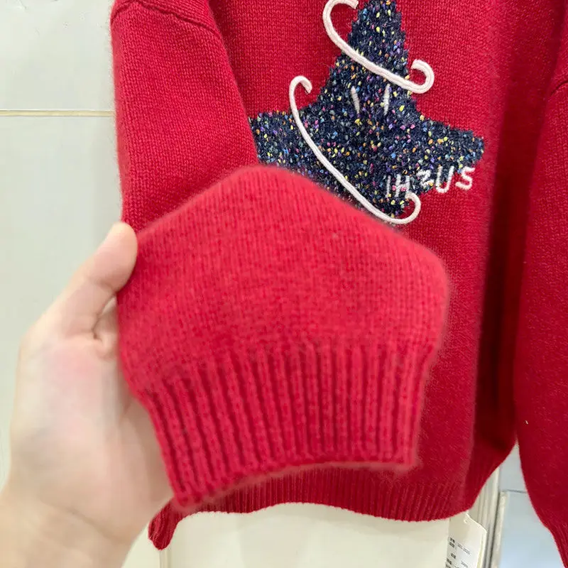 Рисунок 4 - Вязаный свитер с круглым вырезом