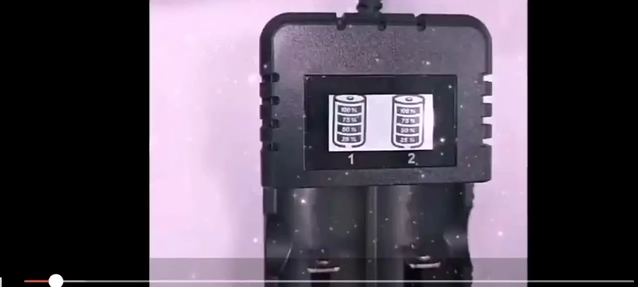 Chargeur De Batteries 8 Slots - Pour Piles 18650/26500 Lithium 3,7 V Et Ni-MH/NiCd 1,2 V, écran LCD, Prise UE - 4