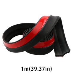 Universal Car Bumper Lip Protector - Exterior Moulding Rubber Spoiler Strip (1m)