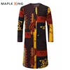 Jubba Thobe for Men Muslim Clothing Cotton Linen Vintage Oracle Ethnic Print Arab Kaftan Dubai Kaftan Mens Long Sleeve T-shirts