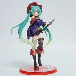 Hatsune Miku Puss in Boots Kawaii Anime Figurine - Adorable Wonderland Decor (A no box)