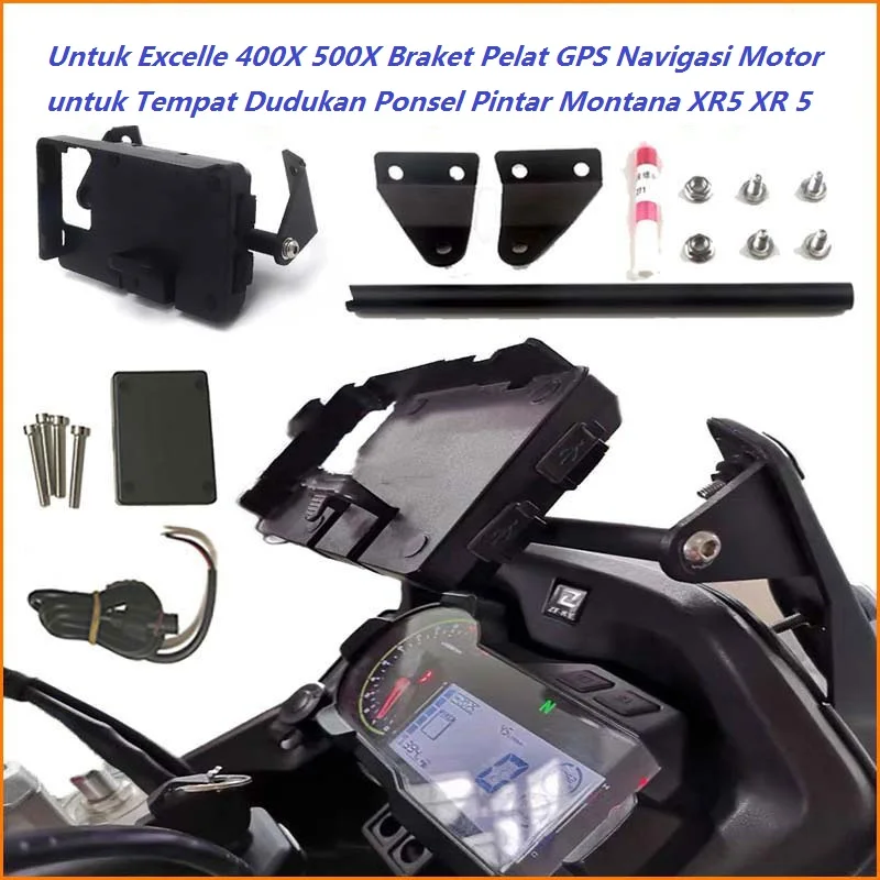 Untuk Excelle 400X 500X Braket Pelat Gps Motore Navigasi Per Tempat Dudukan Ponsel Pintar Montana Xr5 Xr 5