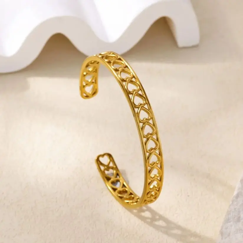 Elegant Jewelry Gold Stainless Steel Gift