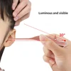 LED Light Ear Pick Ear Wax Removal Ear Cleaner Set Earpick Nose Clean Tweezers Picks Wax Remover Baby Adults Ear Care Set 3