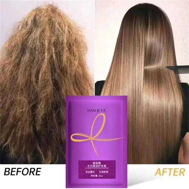 Protein Straightening Cream Nourishes Softens Hair Creating Silky Smooth Hair Repair Frizz Curls Naturally Without Damaging Hair