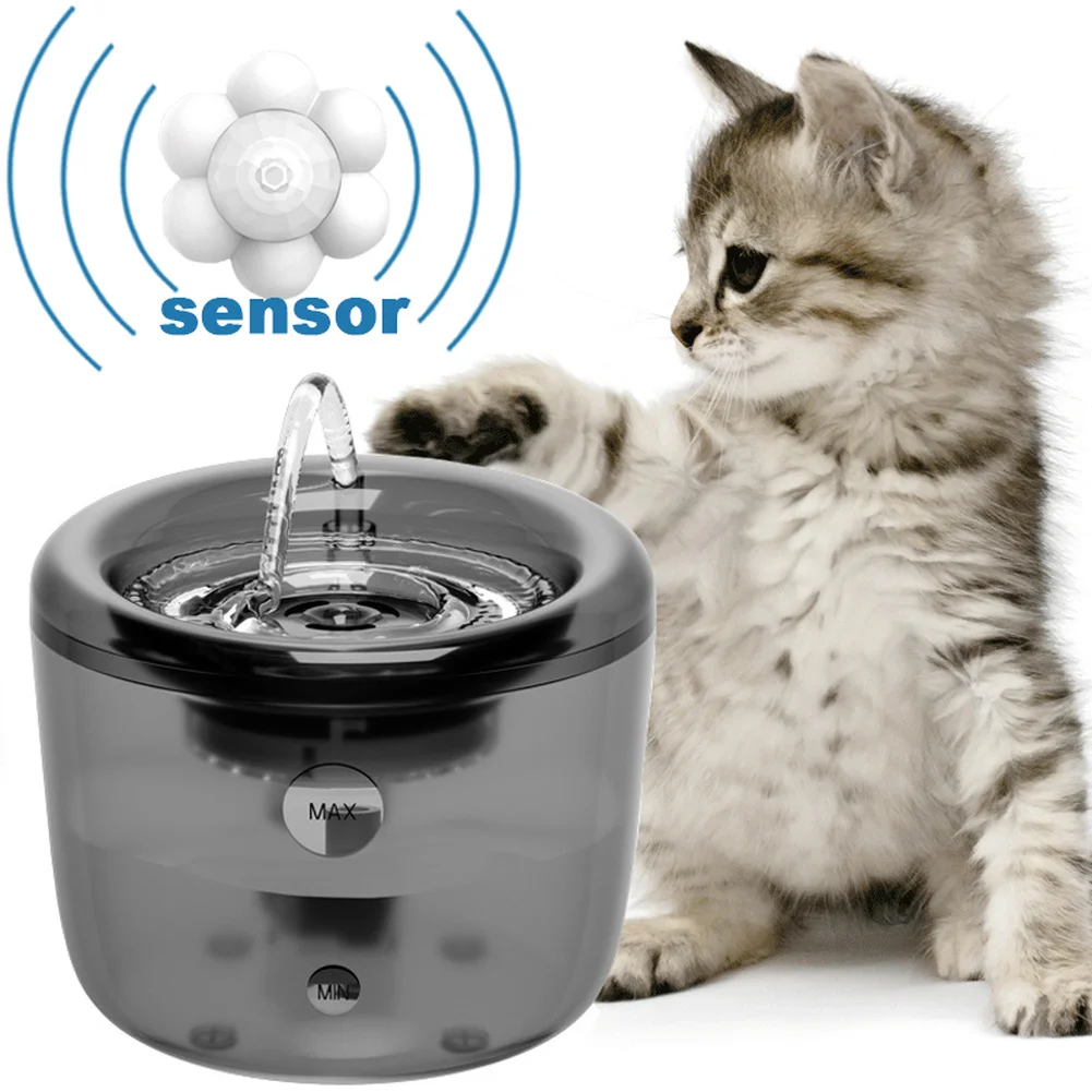 Cat Water Fountain Drinker 1.6L Automatic Motion Sensor