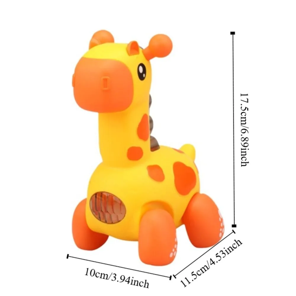 Crawling Toys Sound and Light Giraffe Toys with Leash Plastic Animals Toys Electric Cartoon Electric Doll Early Education