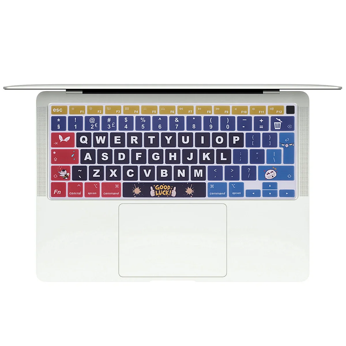 Silicone Keyboard Cover Skin for Apple MacBook Air 13.3 inch Model: A2179 A2337 M1 Chip with Touch ID EU Layout Protector