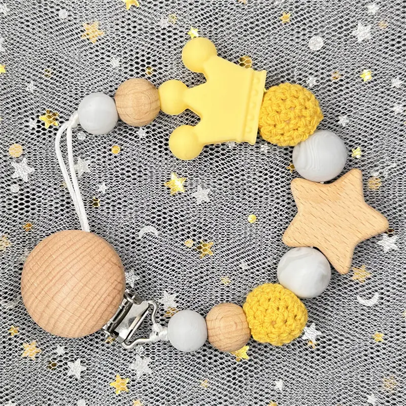 Custom pacifier clip