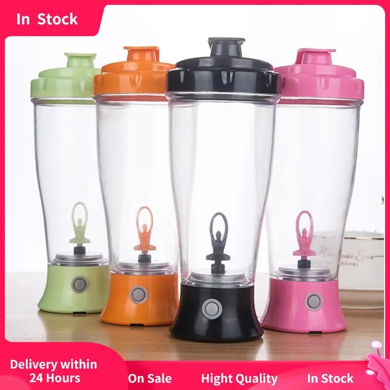 350ML Electric Protein Powder Mixing Cup Automatic Shaker Bottle Mixer  Shake Bottle Milk Coffee Blender Kettle Smart Mixer 2023