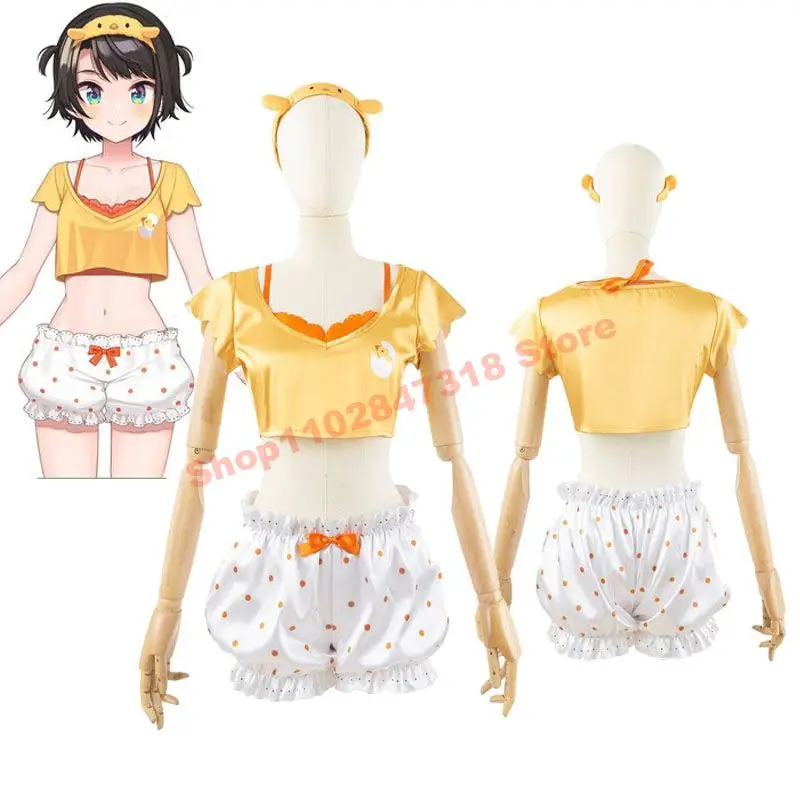 Hololive Costume Ozora Subaru Cosplay Wig Vtuber 486