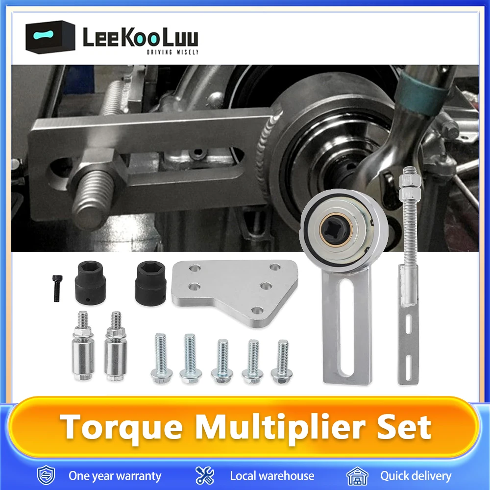 Leekooluu Outil de retrait de poulie de courroie de vilebrequin de moteur, 303-1611 compatible avec Ford 1.0T ECOBOOST, outil de réglage de poulie