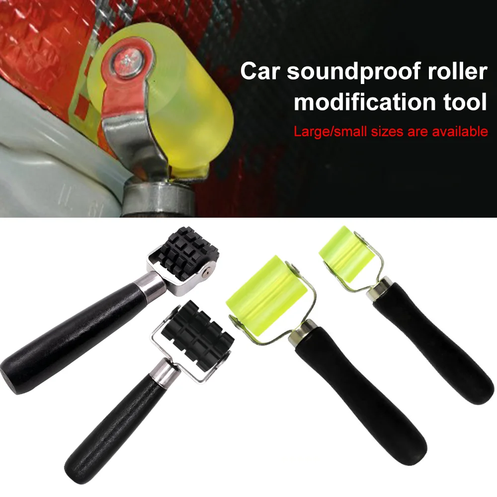 30/50mm Car Sound Deadening Wheel Roller Tool Automotive Soundproofing Sound Deadening Tool Auto Lamination Rollers soundproofing roller