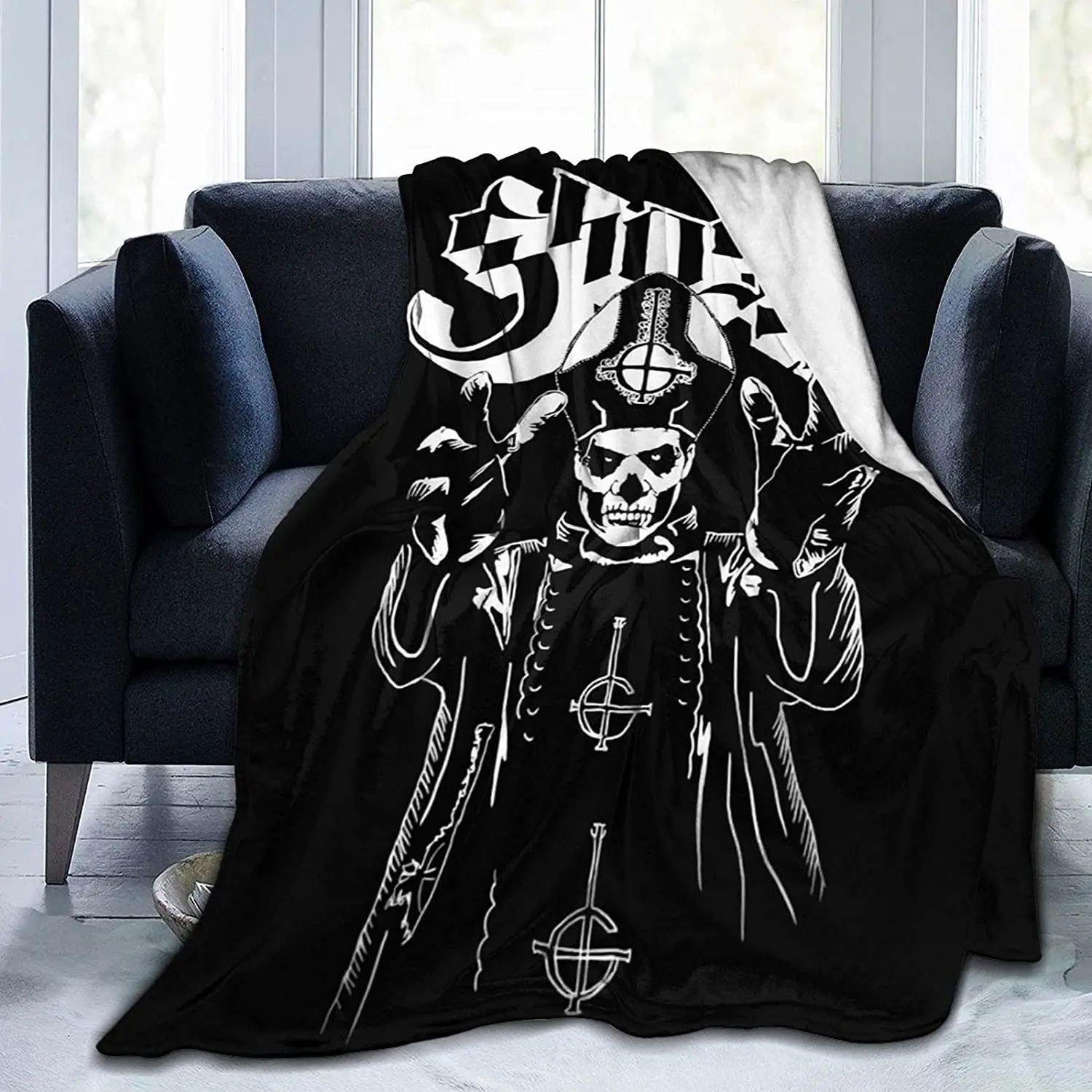 Ghost-Band-Logo-Luxury-Fleece-Blanket-Throw-Blankets-for-Living-Room ...