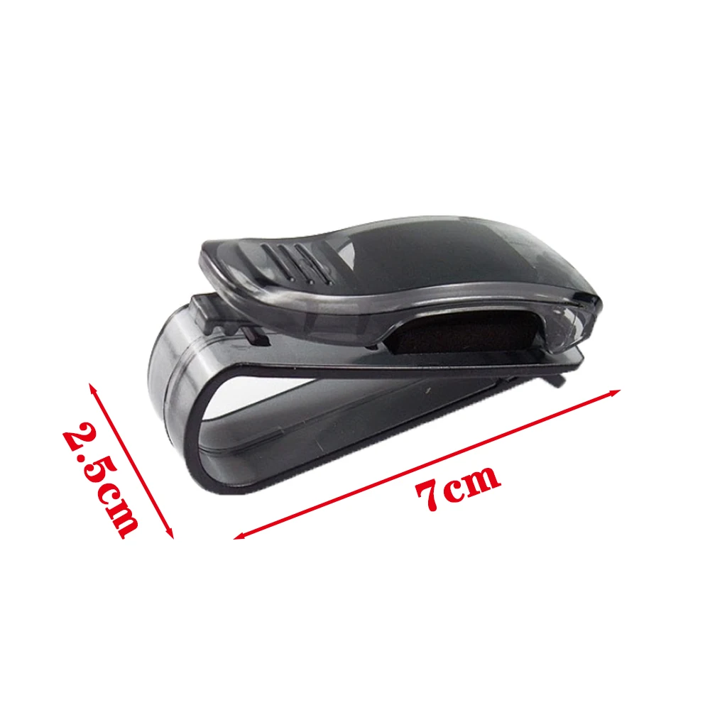 Auto Sun Visor Glasses Fastener Clip Holder For Sunglasses Eyeglasses Ticket Card Universal Multi-Function Car Interior sunglasses holder