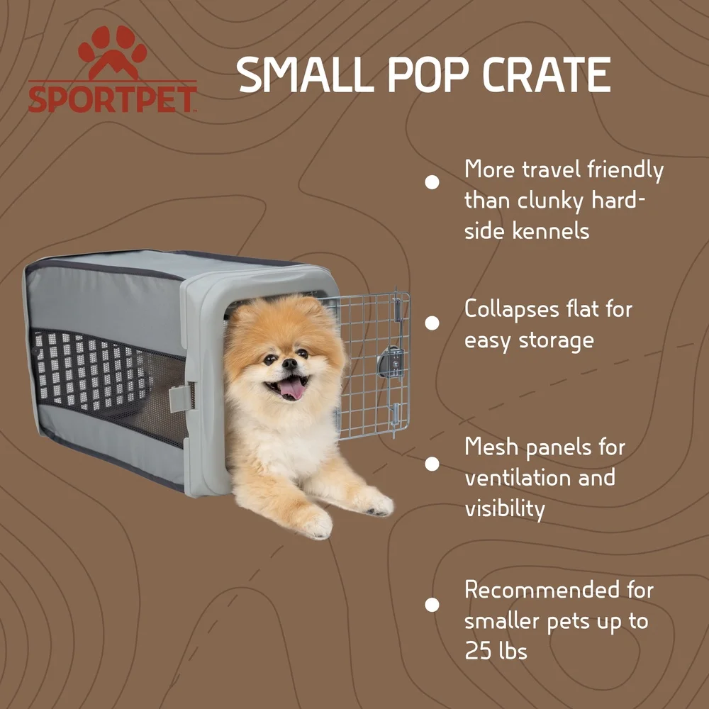 Collapsible Dog Kennel for Small Breeds