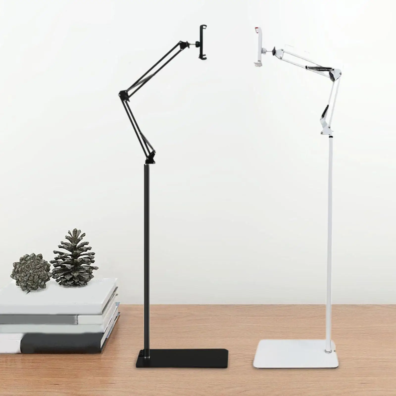 Tablet Floor Stand Phone Holder Stable Base Flexible Professional Bracket Tablet Support for Outdoor Kitchen Bedroom