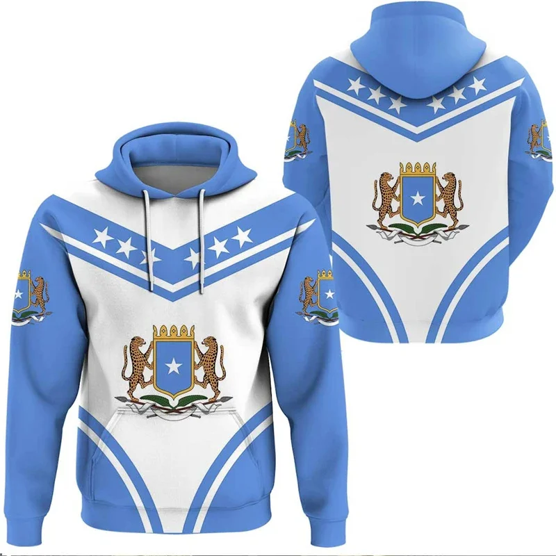 thumbnail image 1 of Sudadera con capucha con la bandera de Somalia impresa en 3D para hombre, sudadera con estampado del emblema nacional somalí, camisetas casuales, sudaderas con capucha de manga larga, 1 of 4