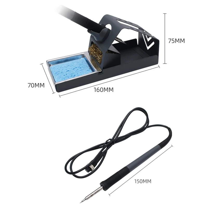 OSS T12-X Electric Soldering Iron Constant Temperature Adjustable Soldering  Station With T12 Tips For Mobile Phone Welding Tool