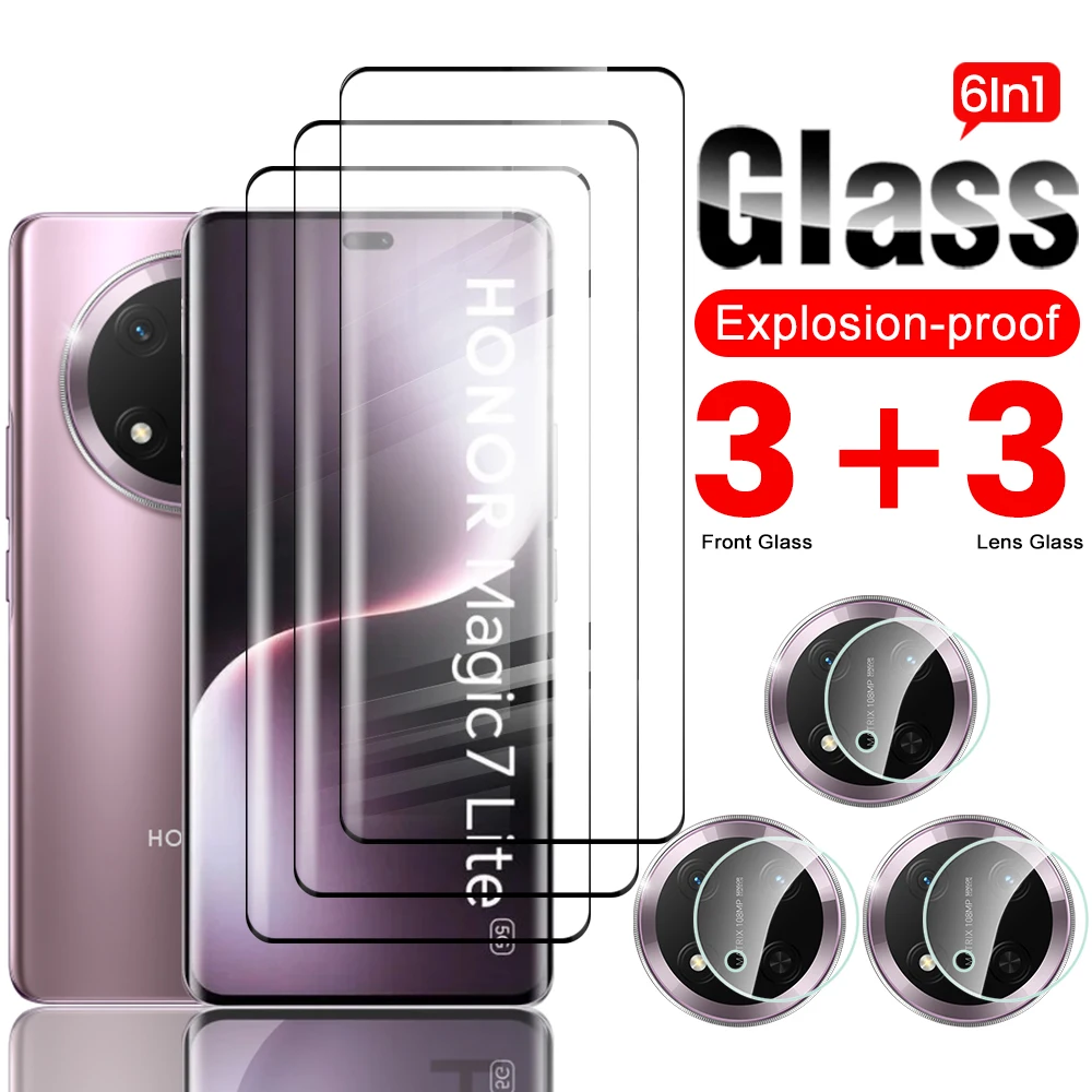 Premium 9D Curved Tempered Glass Screen Protector with Camera Shield