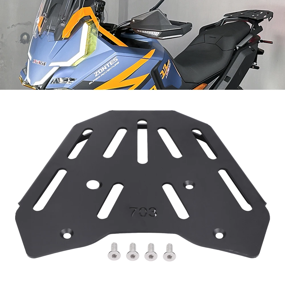 HEXEH Porte Bagage Moto Support 2022 Pour Zontes Pour Brouillette 125 Support De Porte-Bagages De Siège Arrière Support D'étagère De Cargaison Porte Bagage