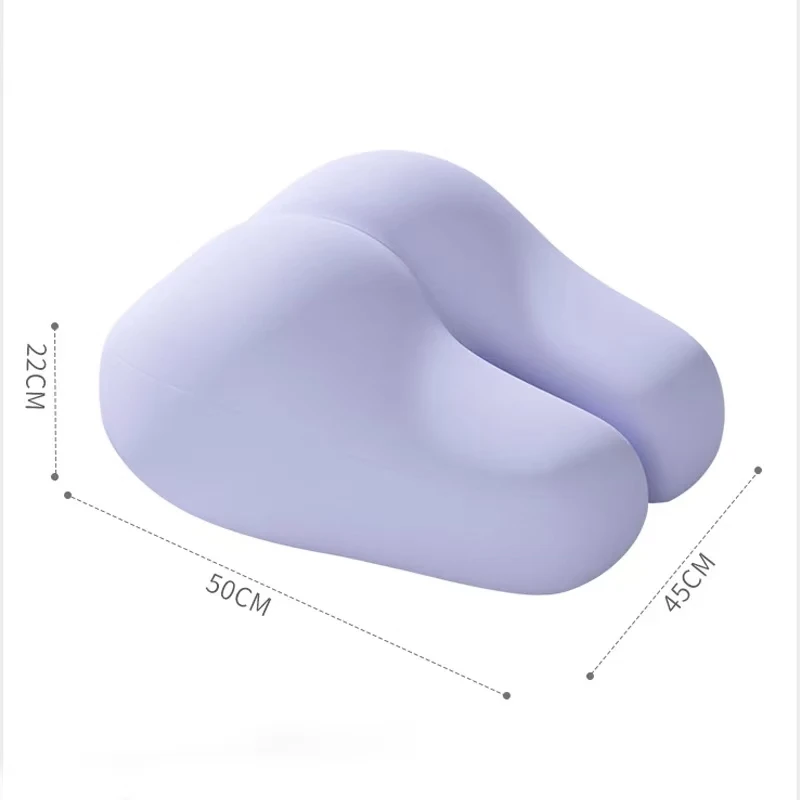 옆으로 자는 사람들을 위한 엉덩이 모양 베개, 3D 폼 볼스터 베개, 커플을 위한 창의적인 엉덩이/엉덩이뼈 모양 베개 쿠션