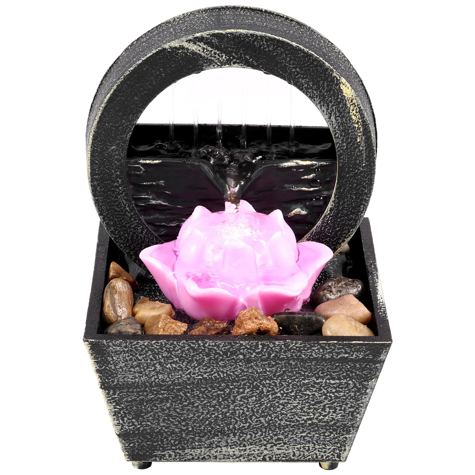 Description Picture 4 of itemTabletop Fountain Battery/USB Operated Water Fountain Feature Zen Meditation Fountain Decor Sound Relaxation Fountain Ornament
