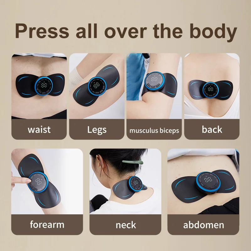 Portable Mini Electric Neck Massager EMS Massage Patch for Muscle Pain –  hashimstor.com