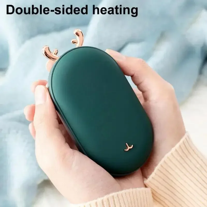 Portable Travel Mini Hand Warmer Power Bank USB Charging Temperature Long-Lasting Hand Warmer Warmth Good Gift For Christmas