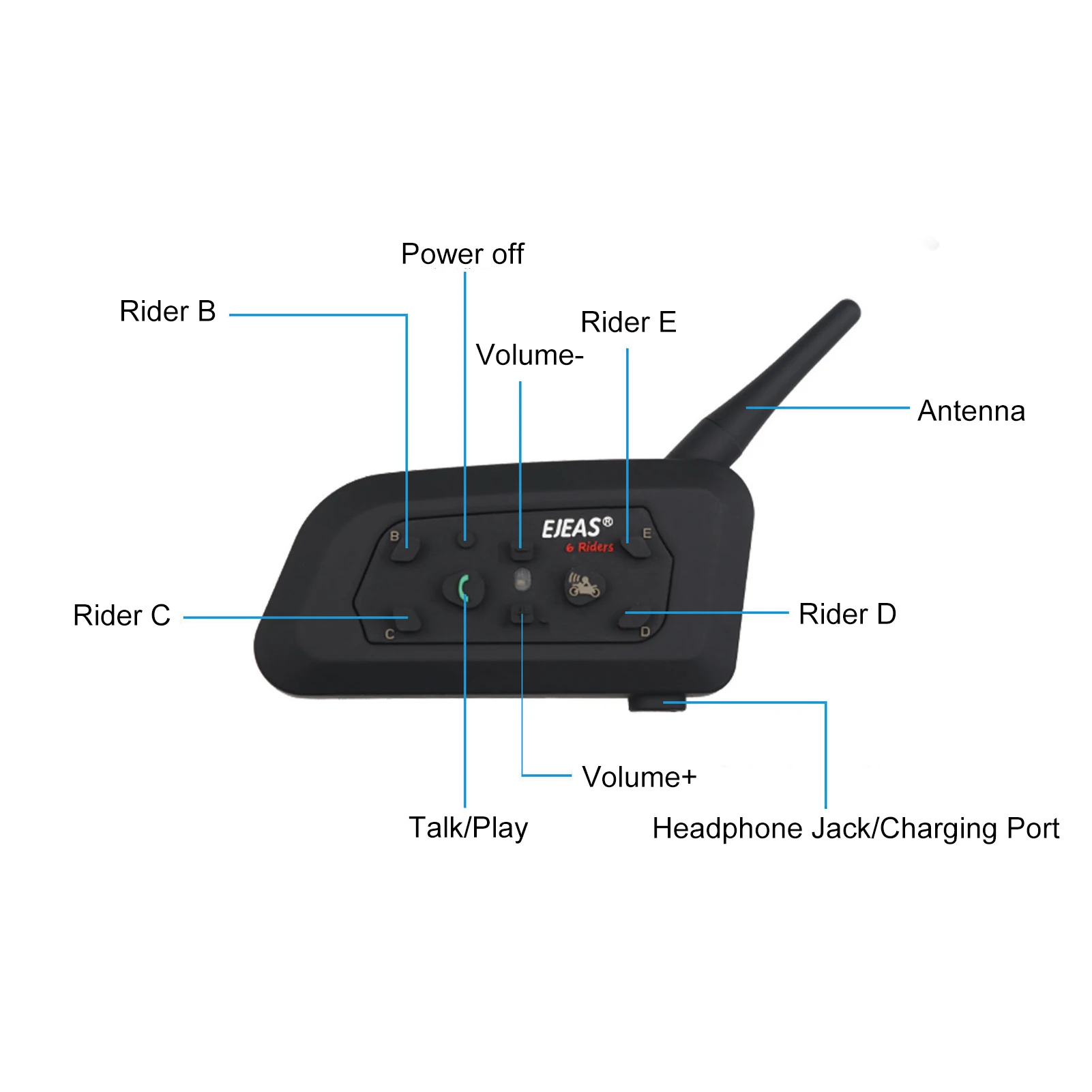 EJEAS V6 PRO   BT    ý,  ̵, ǽð BT ,  5.0