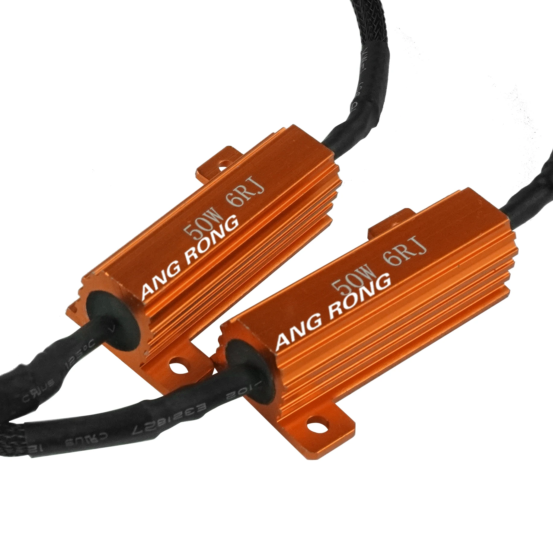 LED Load Resistors ANGRONG 2X H7 50W 6 ohm Stop Car Light Flicker Cancel Error Message