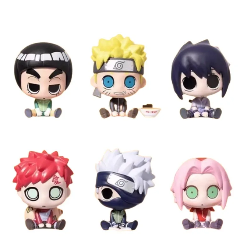 

MINISO оригинальная игрушка конфеты Наруто Аниме Фигурка Гаара сидя осанка детские игрушки домашние украшения Коллекционная модель подарок на день рождения