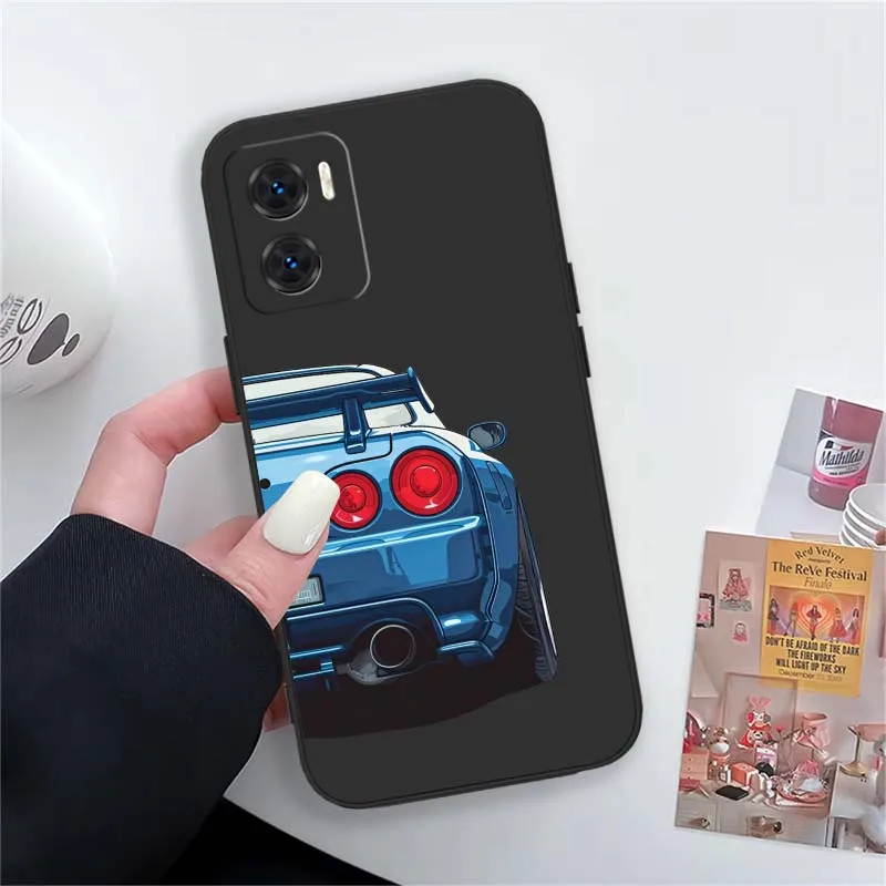Cartoon Creative Car Liquid Phone Case Cover