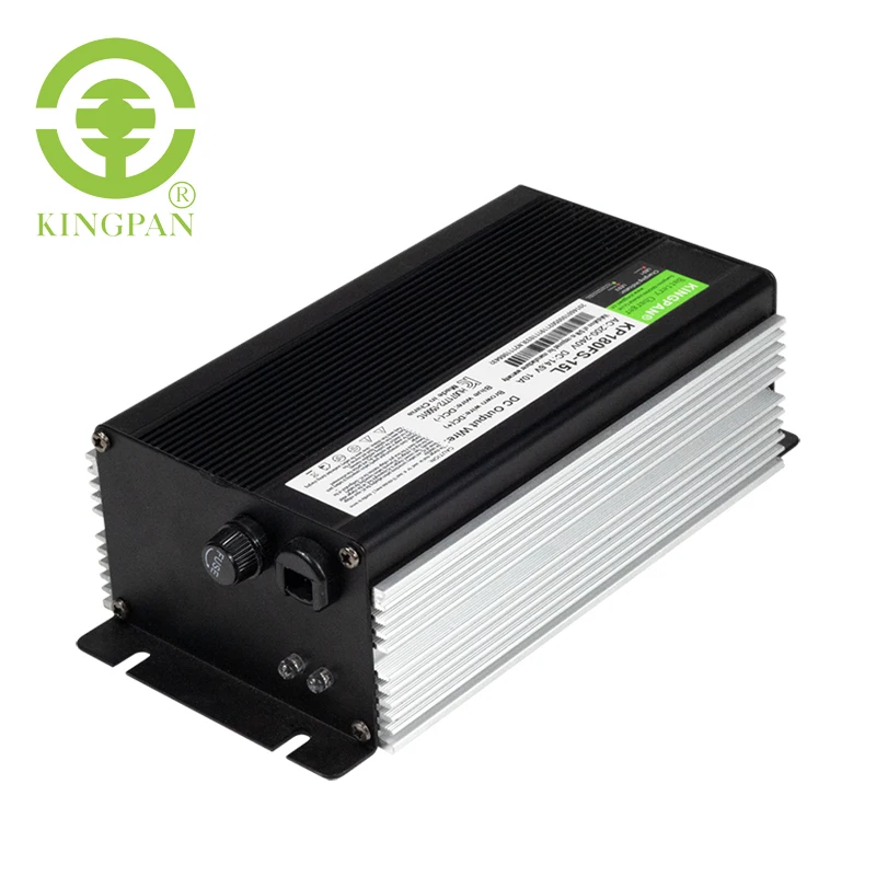 KP180FS 180W Onboard  Automatic Smart Portable IP67 Battery Charger 12/24/36/48/60/72 Volt 11A 10A 5A LFP AGM Wet Gel MF EFB