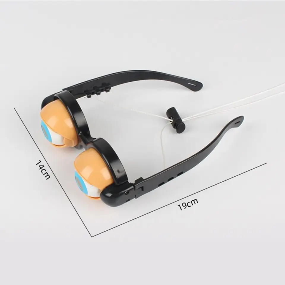 LightBeacon Grappig Brillenkostuum, Crazy Eyes Speelgoedaccessoires, Feestbrillen Kinderen, Grappige Bril Speelgoed Kinderen, Brilspeelgoed Kind, Voor Halloween Kerstmis Cadeau Gag Speelgoed