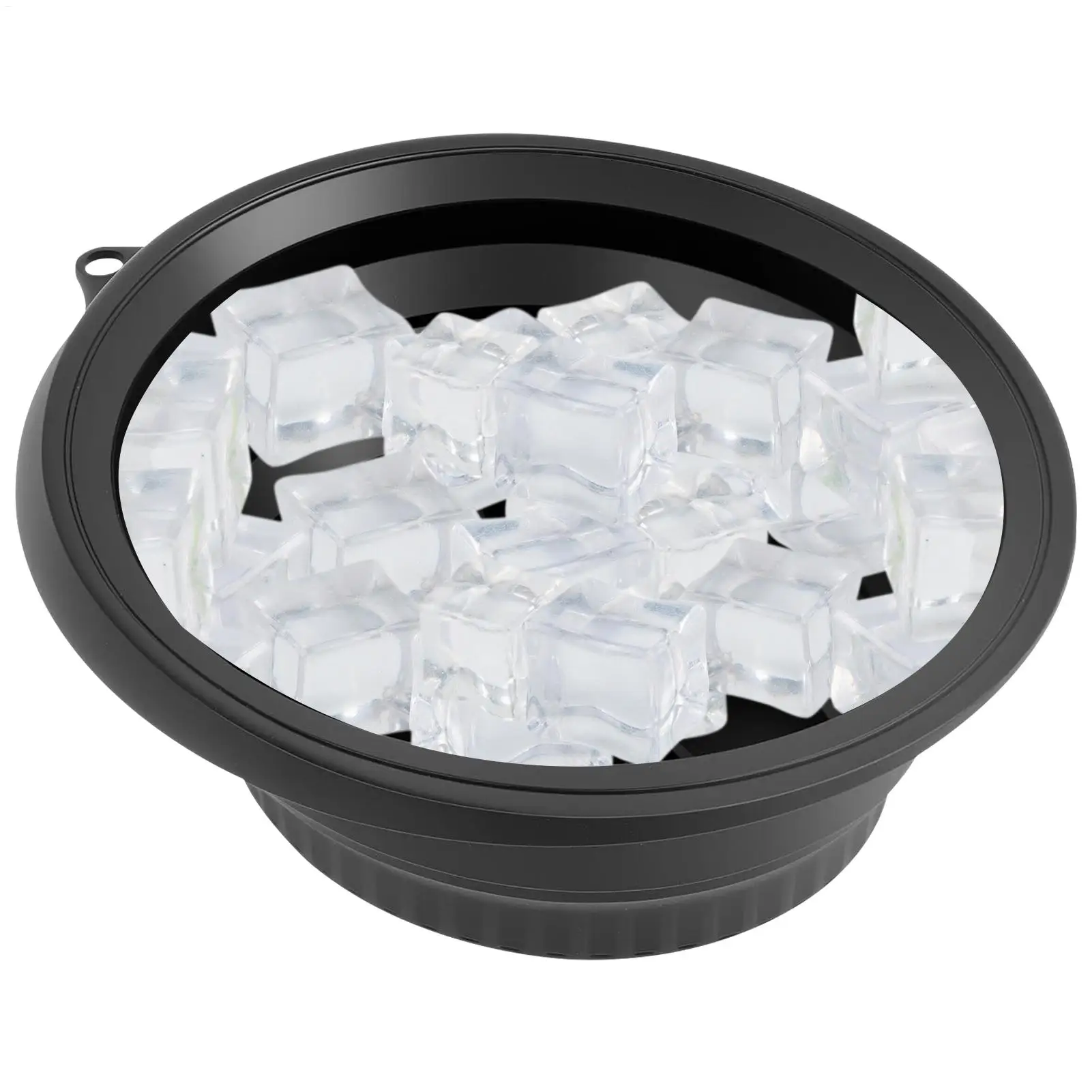 1PC Folding Basin Silicone Facial Ice Bath Bowl Collapsible Ice Bath Bowl Efficient Washing Basin Silicone Ice Bath Bowl