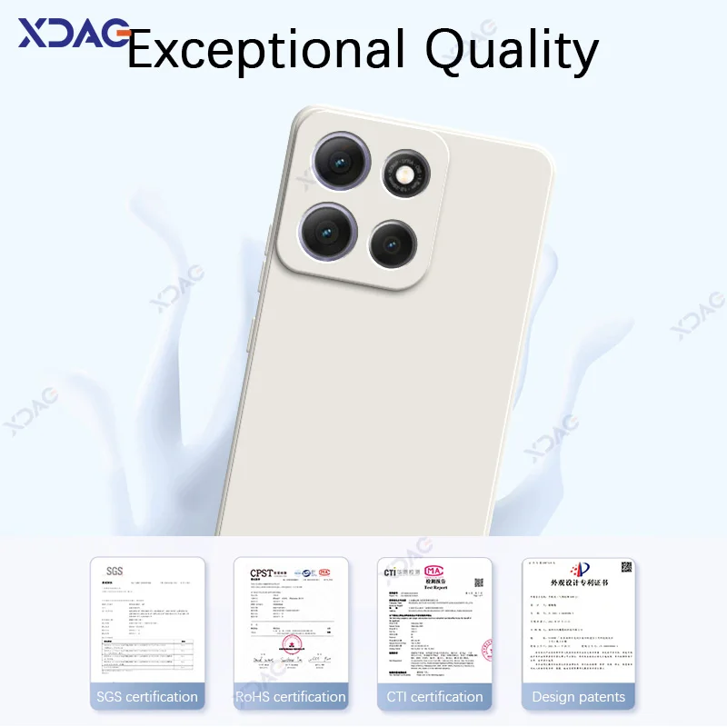 Genuine Liquid Silicone Waterproof Phone Case with 360-Degree Protection
