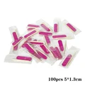 100pcs 5cm rose red