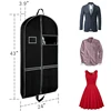 Garment Bags 2 Pack 43 Inch Garment Bags For Storage Travel Nonwoven Fabric Dress Bag Suit Bag Garment Bag With 2 Large Mesh Poc 6