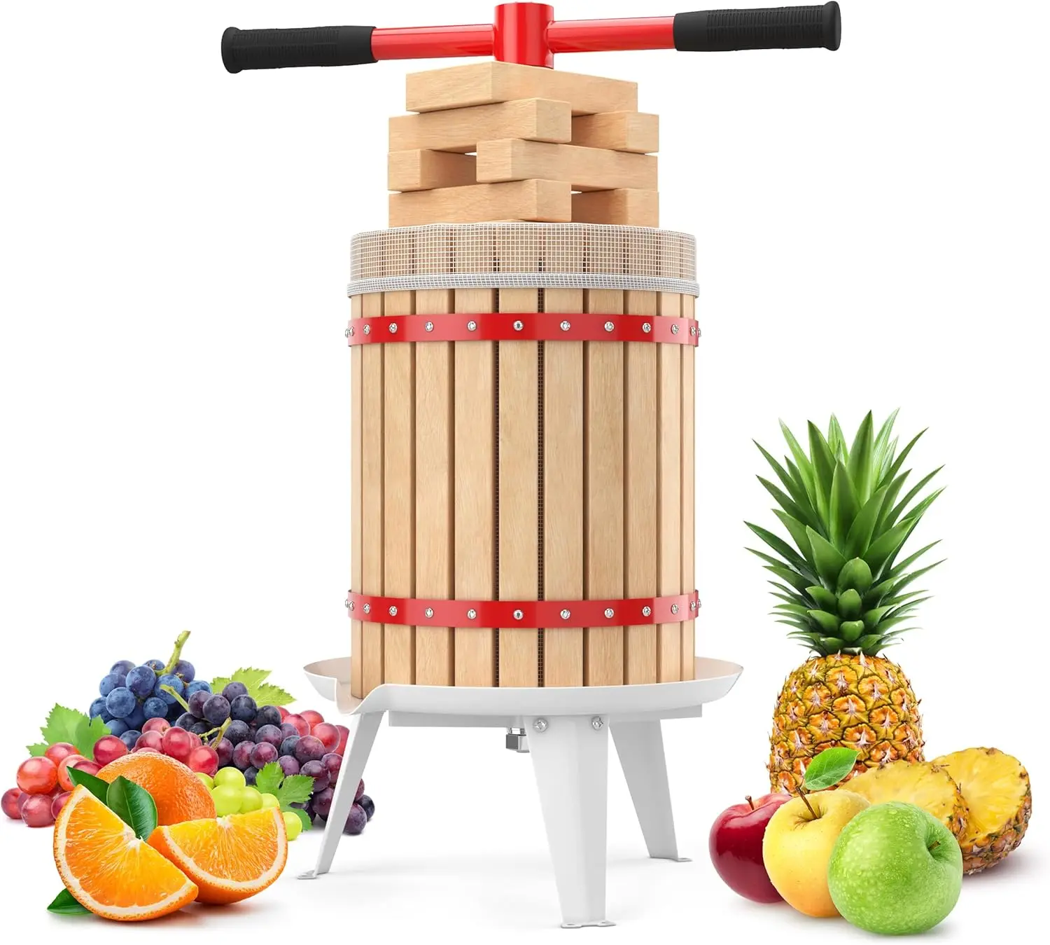 Cider Press, Wine Press, 4.75 Cider Grape Crusher, Apple For