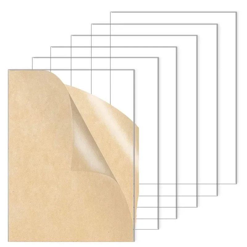 Transparent Plexiglas Plastic Acrylic Sheet Board 1-5Pcs Organic Glass Polymethyl Methacrylate 50x100-300x300mm Customized plastic acrylic sheet