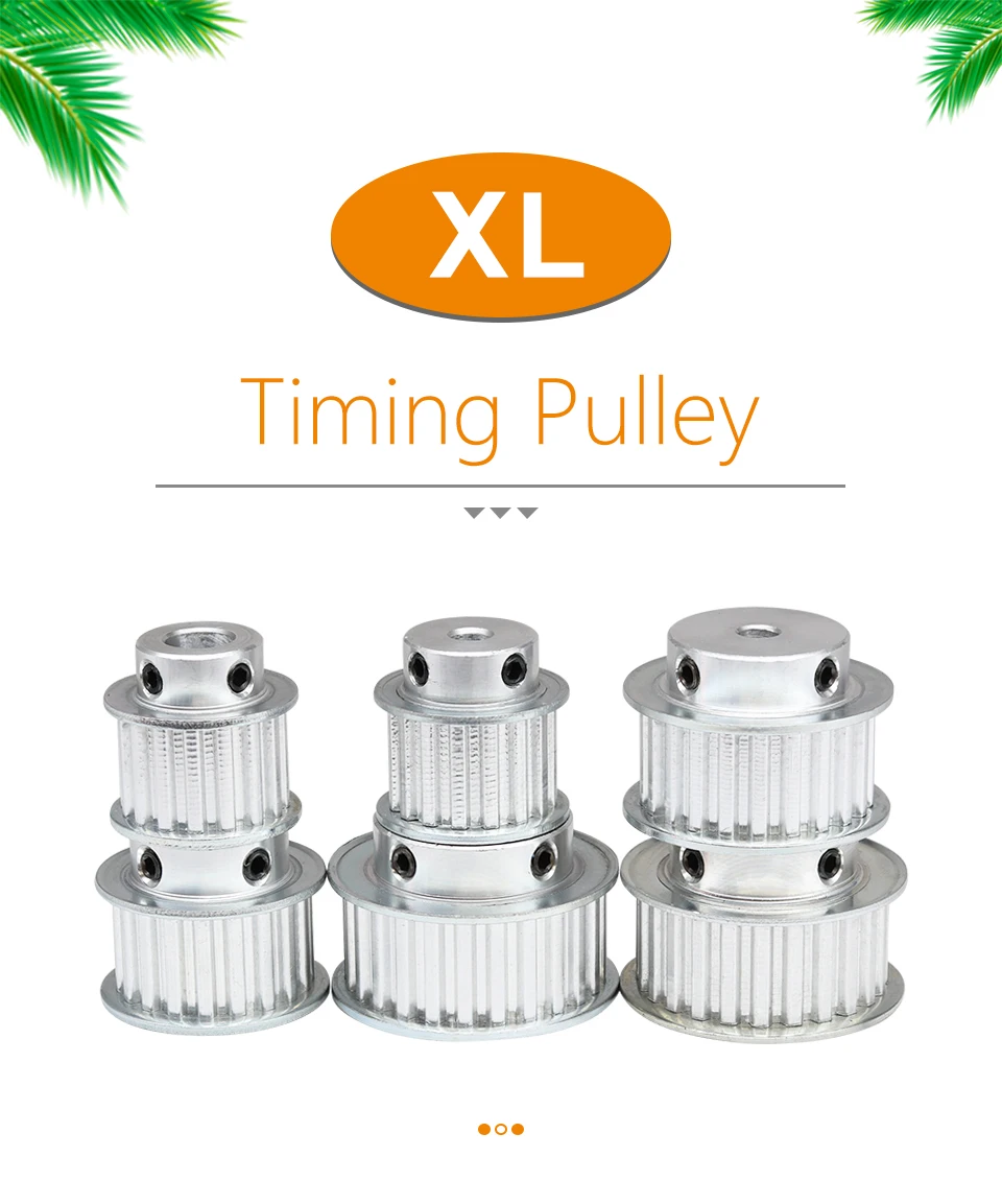 Description Picture 2 of itemTiming Pulley XL-25T Bore 6/6.35/8/10/12/12.7/14/15/16/17/18/19/20mm Alloy Toothed Pulley Teeth Pitch 5.08mm For XL Rubber Belt