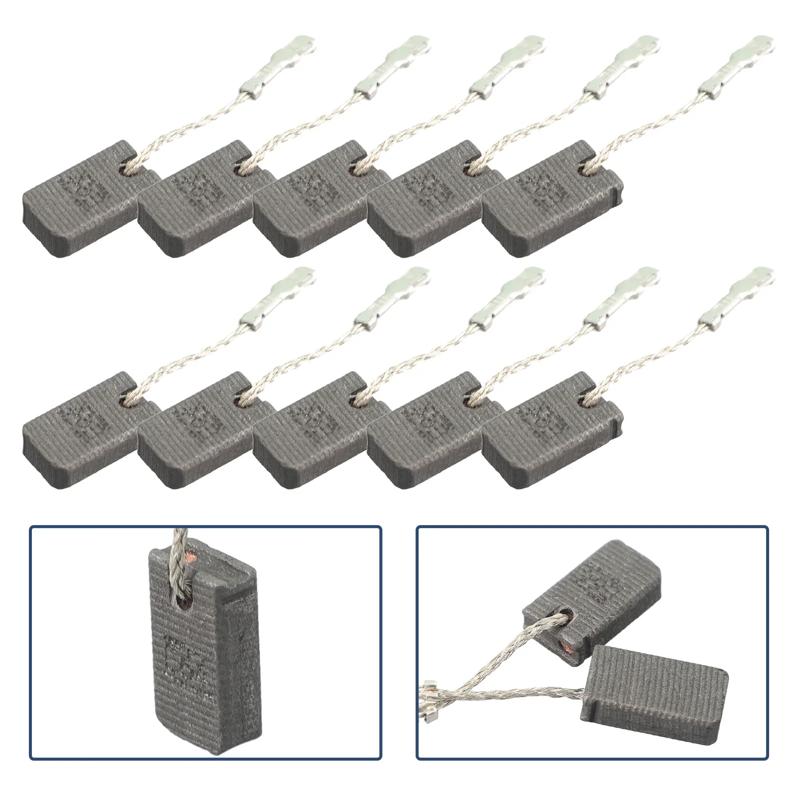 Spazzatrice Manuale Spazzole Carbone Per Smerigliatrice Angolare Parkside PWSA 20 Li - Ricambio Generico Per Motore A Spazzole Spazzole Per RS897 PWSA - Foto 6