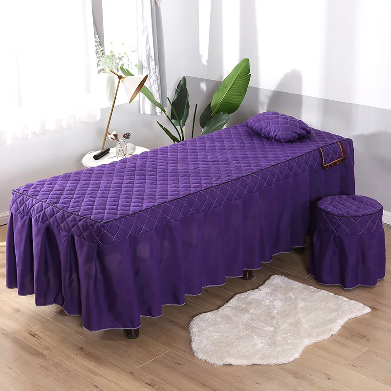 Covering Bed Salon Massage Massage Bed Cover +pillowcase Massage Bed Cover Salon